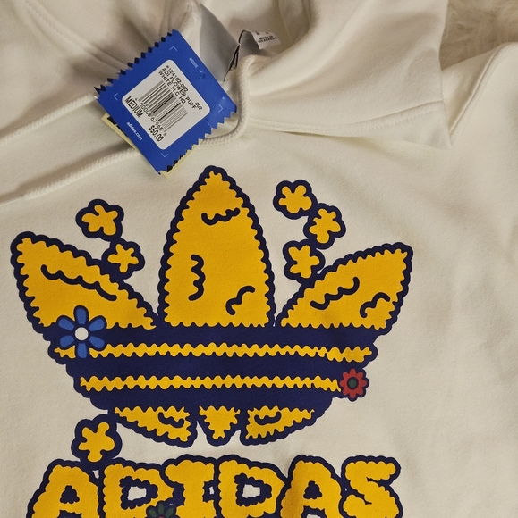 ADIDAS FLOWER PUFF HOODIE - Picture 2 of 7